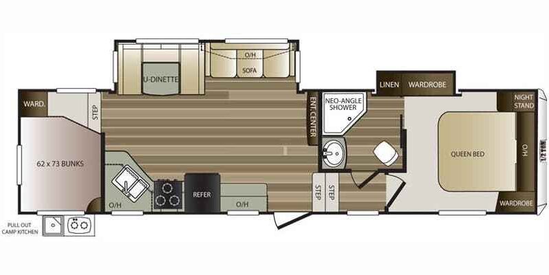 
								2017 Keystone Cougar 284RDBWE. Bunks,  All Season Half Ton Towable full									
