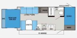 
										2011 Jayco Jay Feather X213 Hybrid, Bunks full									