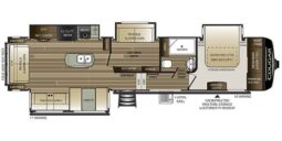 
										2019 Keystone Cougar 368MBI Bunk Room wit Loft. All Season full									
